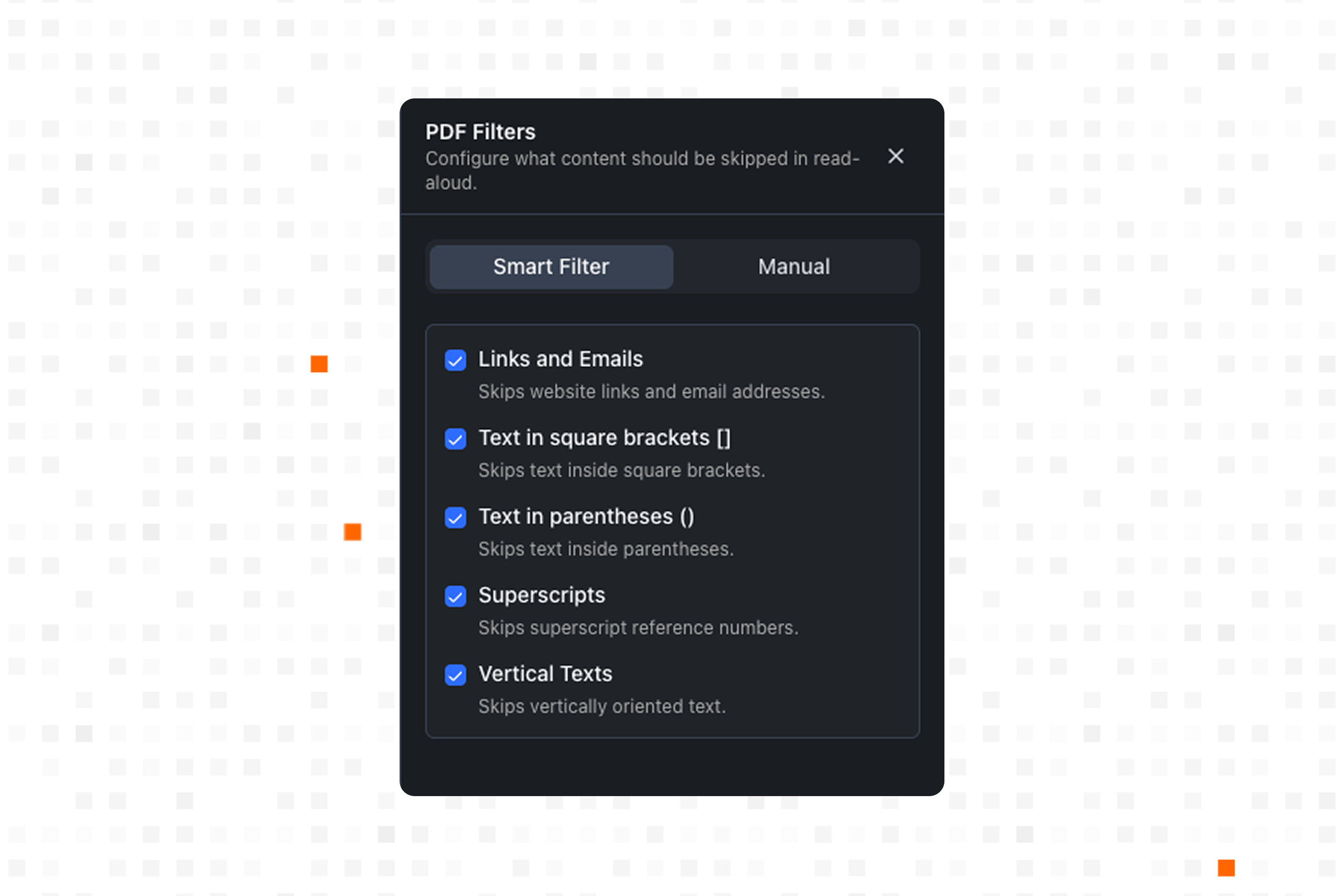 Smart Content Filtering
